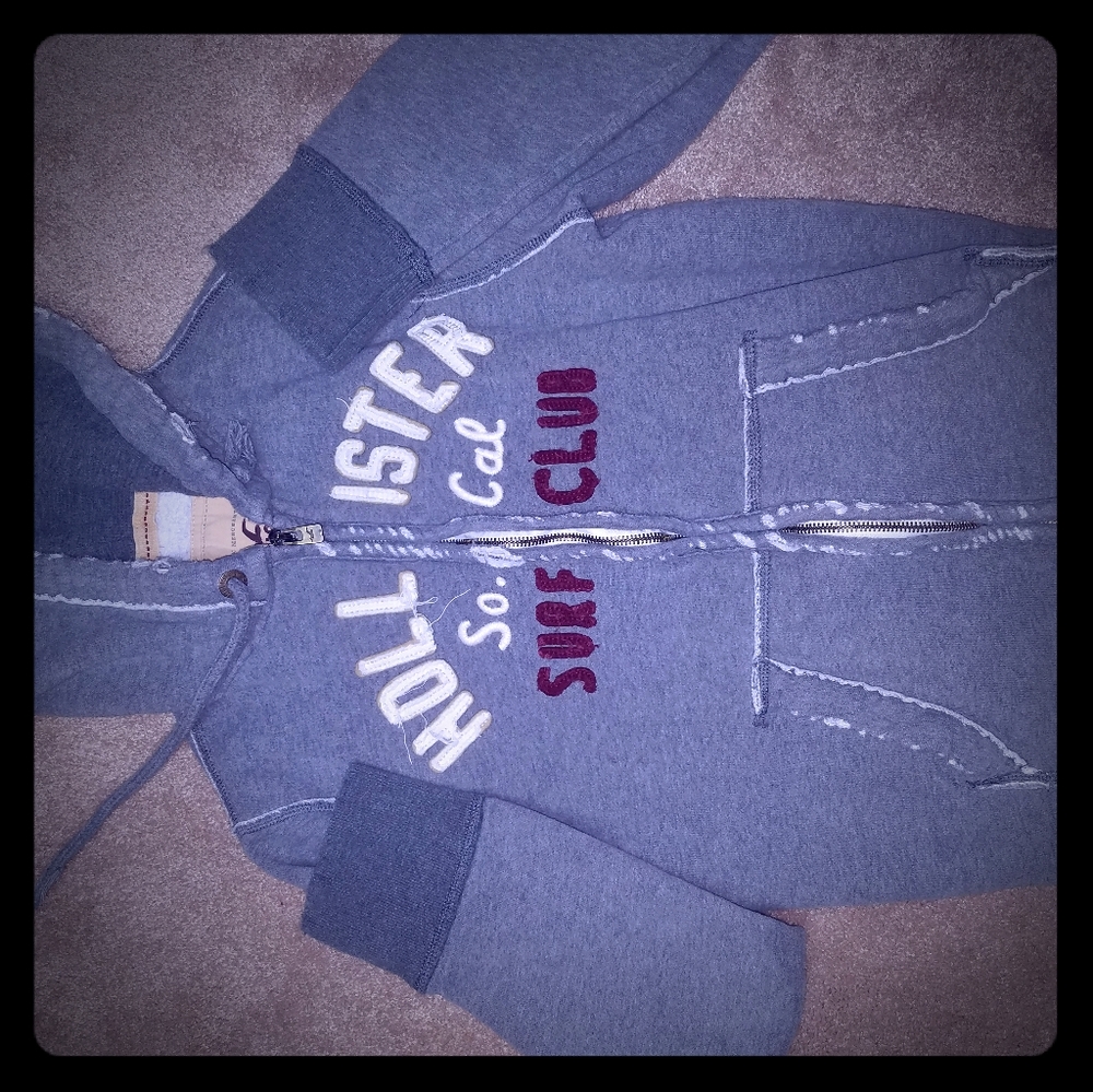 Hollister zip up jacket